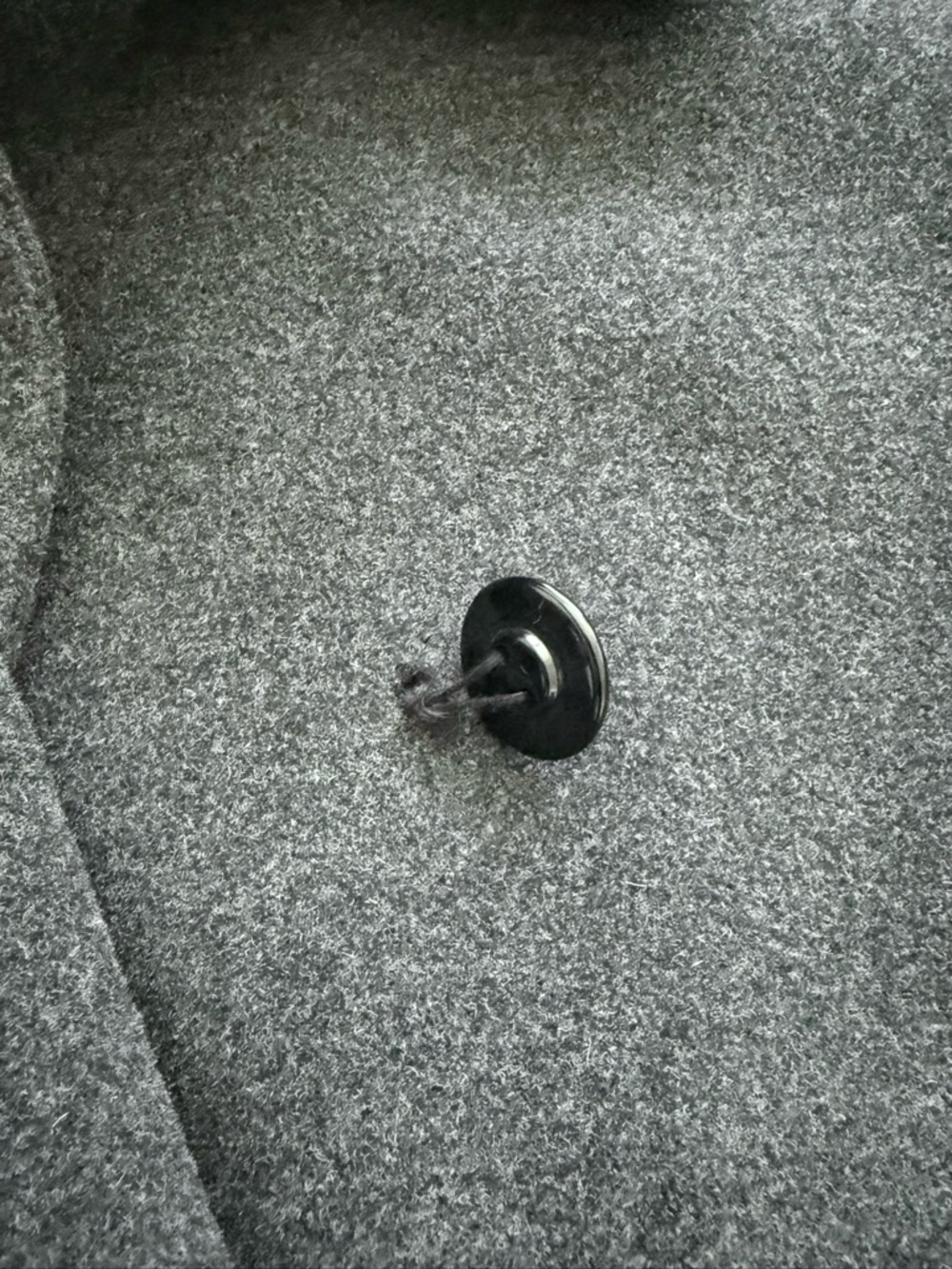 Lands' End Gray Double Breasted Wool Peacoat Size M - Picture 9 of 11